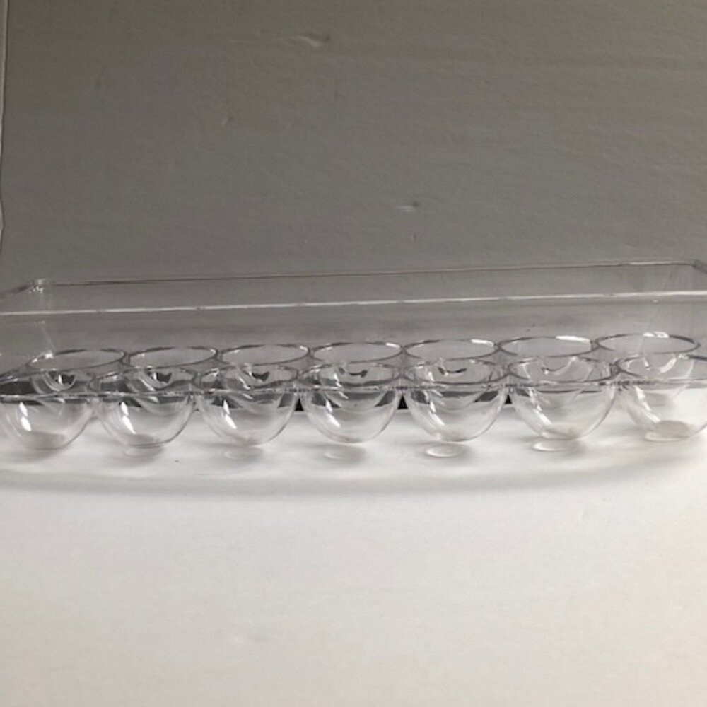 NEW Refrigerator Egg Holder Tray Container 14 Slots Plastic